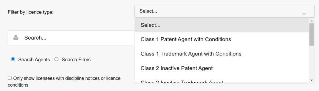 Filters used on CPATA's website include bugs. 